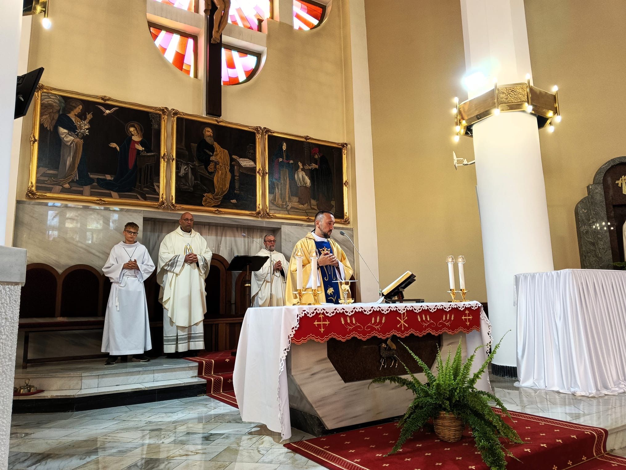 I dzień rekolekcji przed przybyciem Matki Bożej Częstochowskiej.
