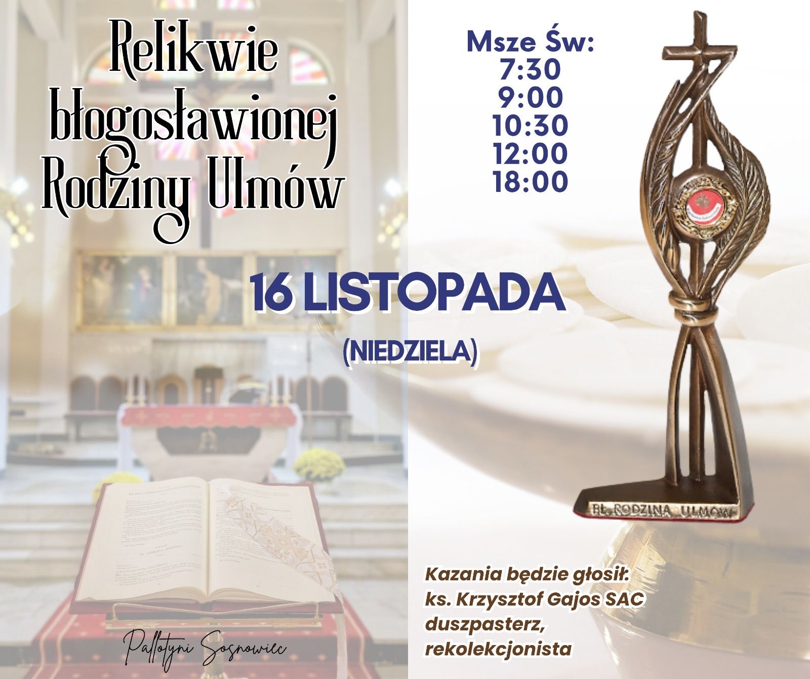Relikwie bł. Rodziny Ulmów